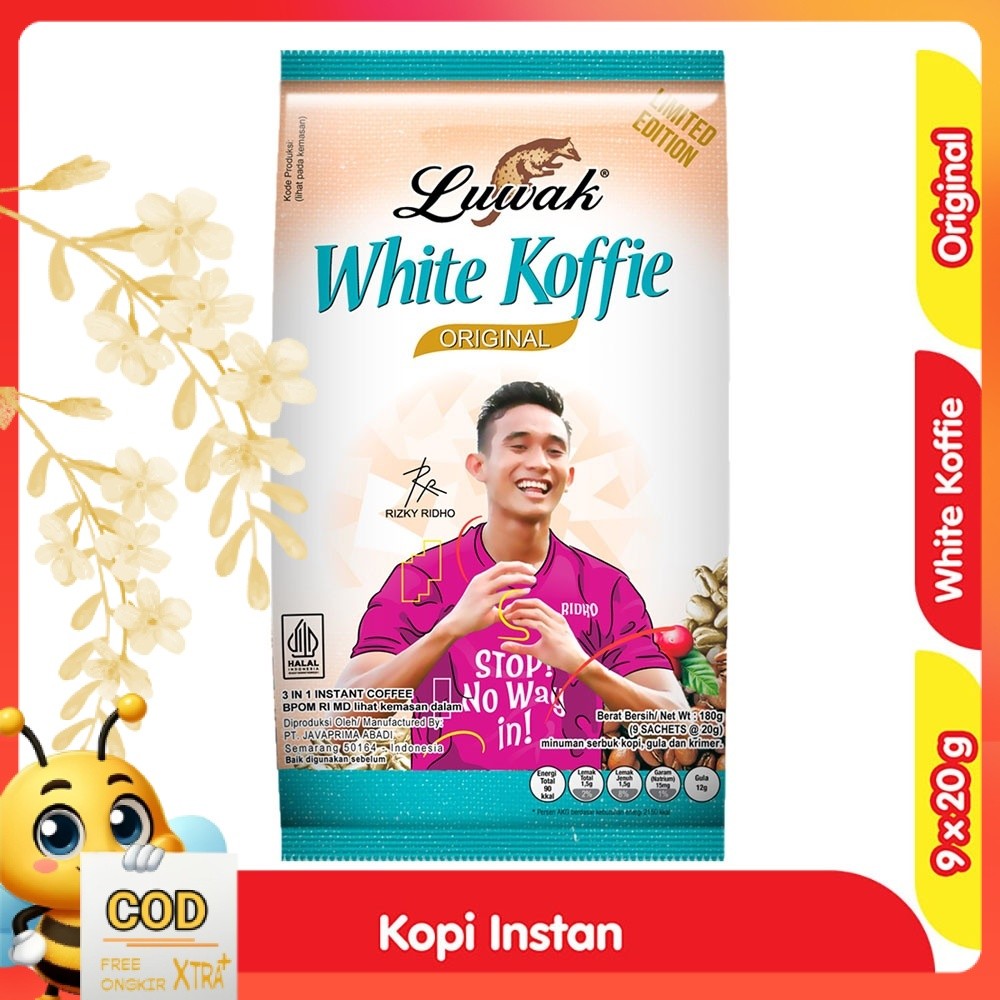

Luwak White Koffie Original 9 x 20 g