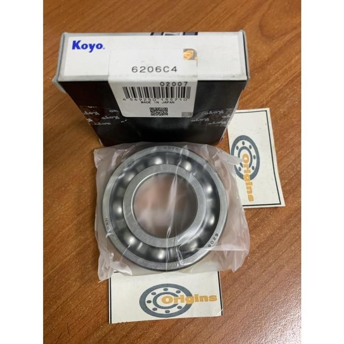 BEARING 6206 C4 KOYO ORIGINAL 6206C4 BARU