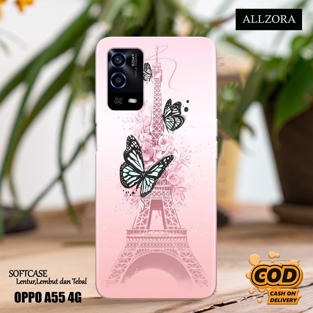 Case Oppo A55 4G Terbaru - Fashion Case PARIS - Casing Hp Oppo A55 4G Terbaru - Softcase Hp Oppo A55