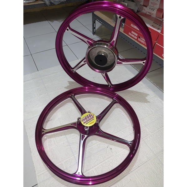 VELG ENKEI/HYLOS ANODIZE CNC FG511 RING 17 UNGU/PURPLE FIZR F1ZR JUPITER Z JUPITER Z1 MX OLD RX KING