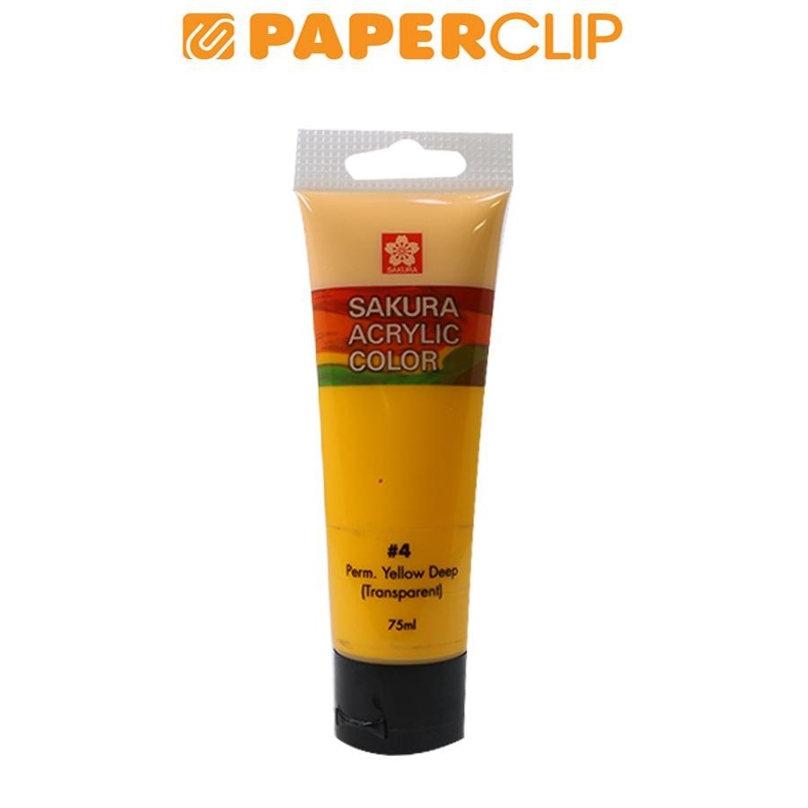 

ACRYLIC SAKURA 75ML XAC75-4 PERMANENT YELLOW DEEP