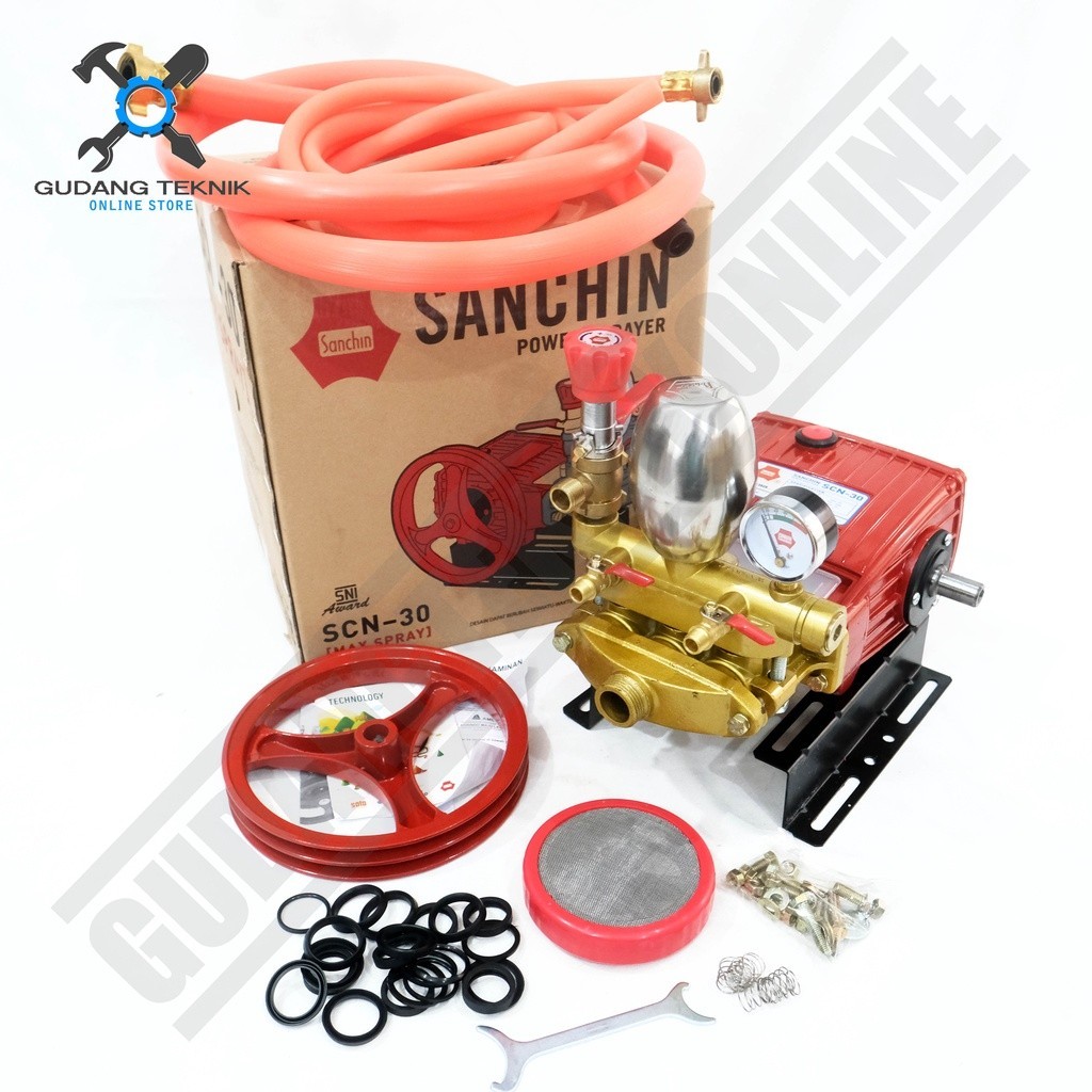 Mesin Power Sprayer SANCHIN SCN20 SCN30 / Pompa Air Steam Setim Stim Cuci Mobil Motor SANCHIN