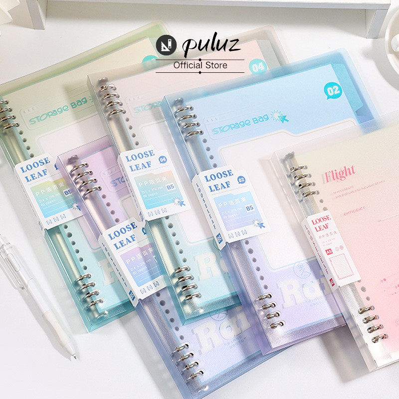 

Notebook A5 B5 Binder Daun Longgar / Notebook Sekolah Lucu / Notebook Binder Daun Longgar yang Indah