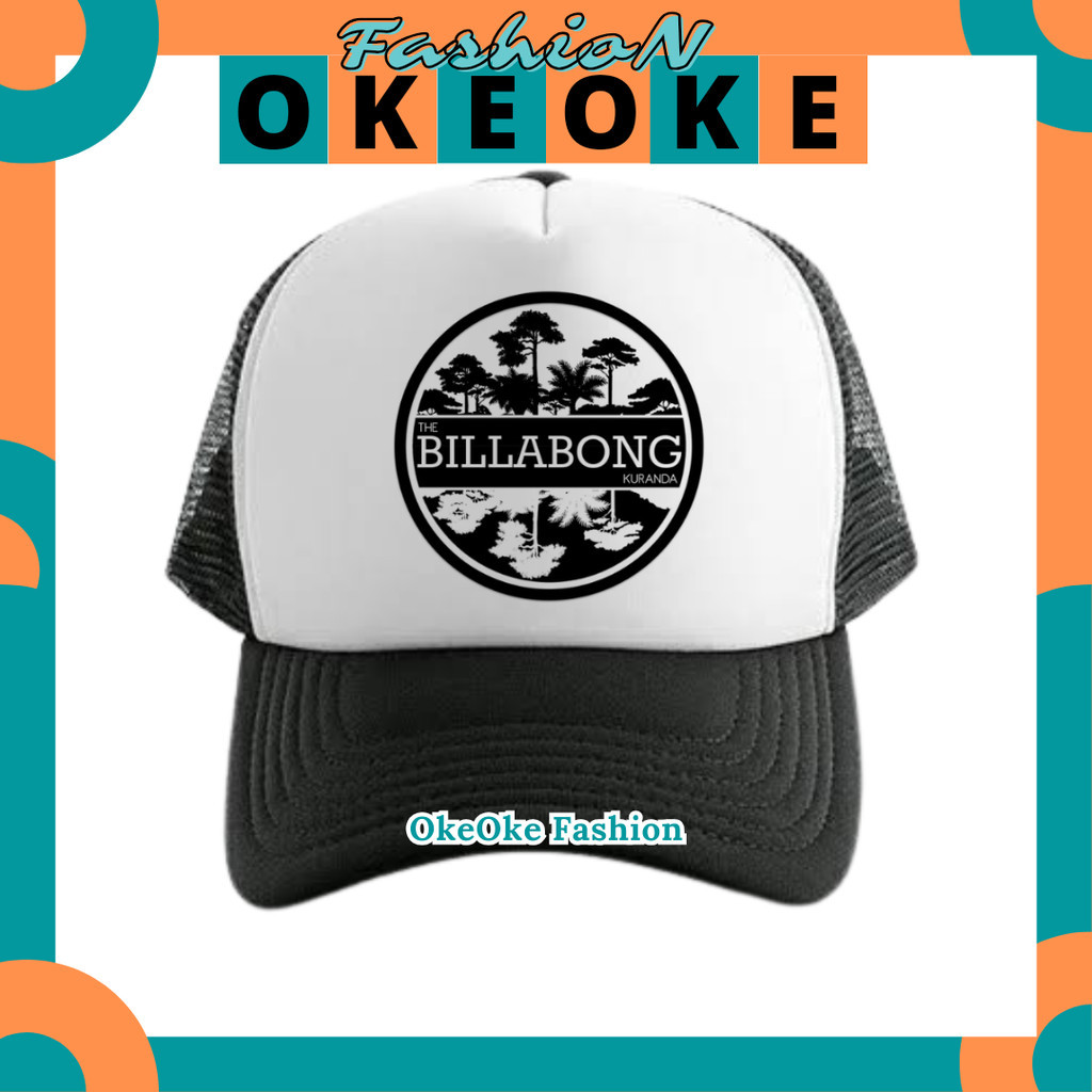 OkeOke Fashion Topi Trucker BILLABONG - Topi Distro BILLABONG Logo - Topi BILLABONG Premium - Topi P