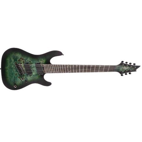 Gitar Elektrik Cort KX507MS SDG 7 String Stardust Green Original