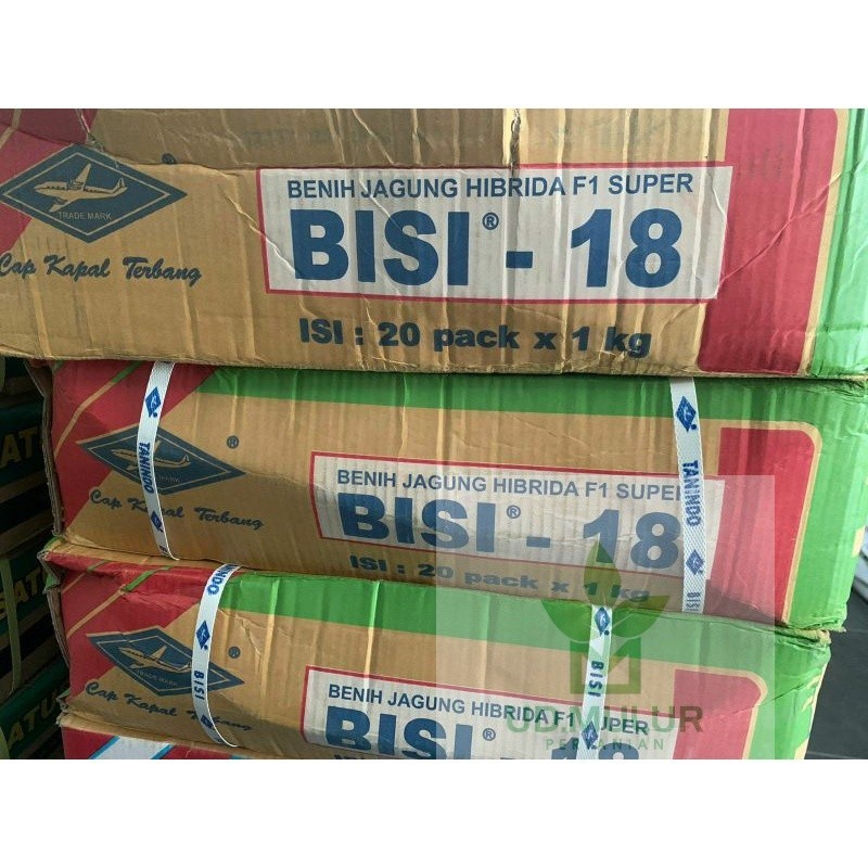 Benih Jagung Hibrida F1 Super BISI 18 Cap Kapal Terbang isi 20 pack x 1kg