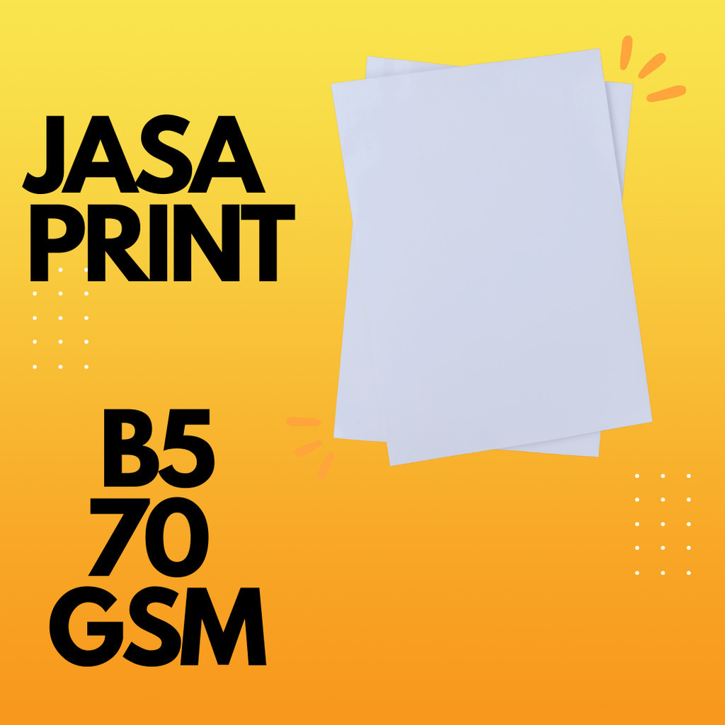 

JASA PRINT B5 70 GSM