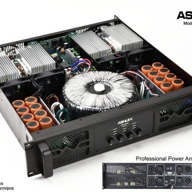 Power ashley md 4800 original md4800 amplifier 4 channel terbaik
