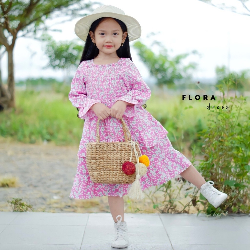 Marves - Flora Dress Anak Perempuan