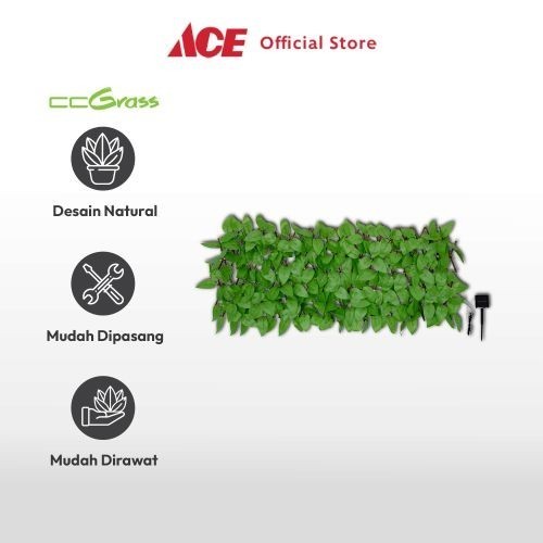 Ace - Cc Grass 30x180 Cm Tanaman Pagar Artifisial Rose Leaves Led instant kurir