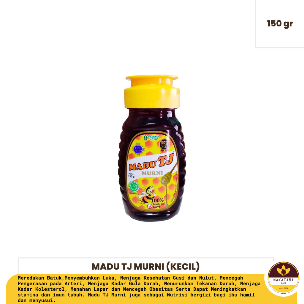 

MADU TJ MURNI UKURAN 150 GRAM (KECIL)