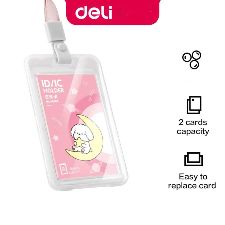 

ARSAKHABOUTIQUE DELI Holder Name Tag Kartu ID Debit Credit Card Gantungan - 64804