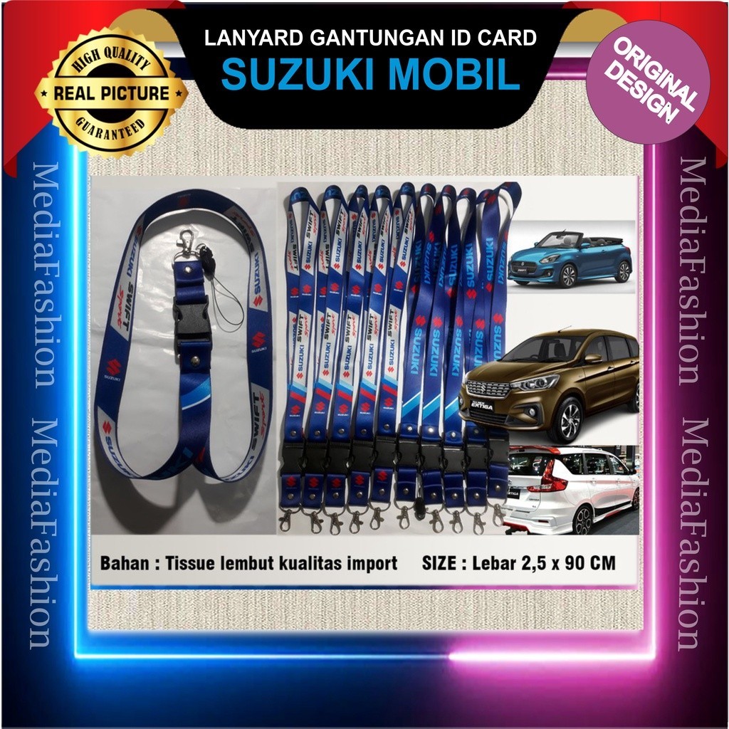 

SUZUKI Lanyard, Strap ID, HP/Flashdisk Printing Digital (Paket Lengkap Exclusive)