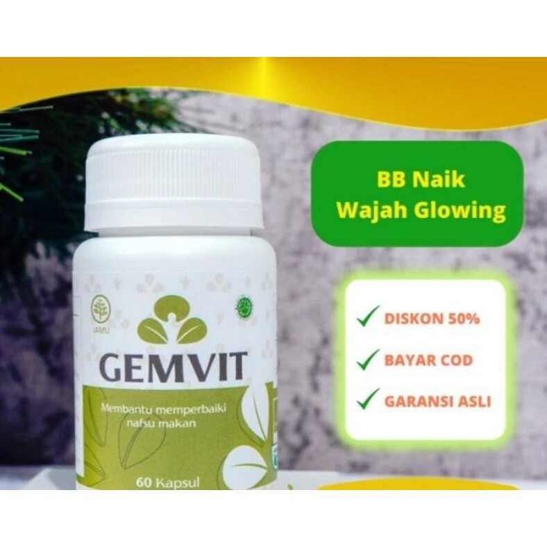 PENGGEMUK BADAN II GEMVIT PENAMBAH BERAT BADAN HERBAL by. sintia beauti