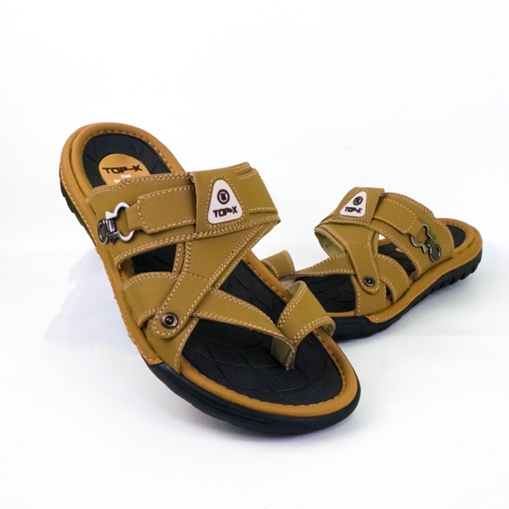 Ready Sandal Pria Jepit Casual Big Size Jumbo 44 45 Sendal Cowok Modern Kekinian