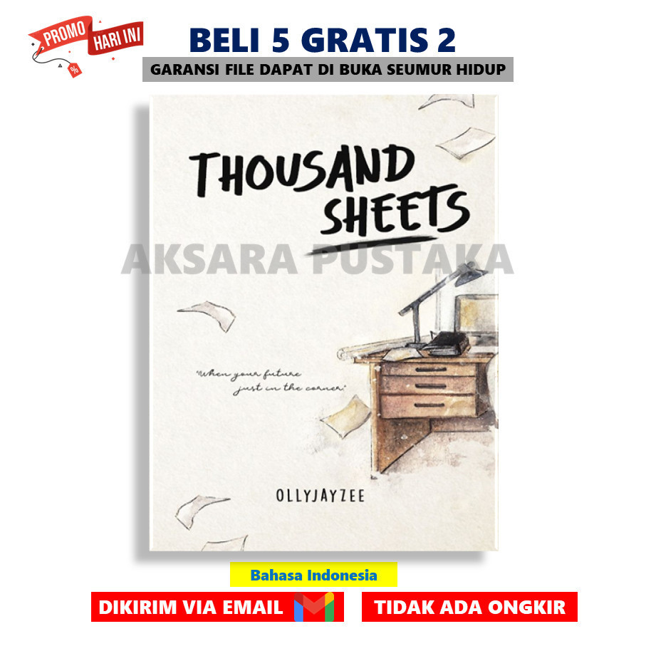 

Thousand Sheets By Ollyjayzee Best Seller PDF - AksaraStore