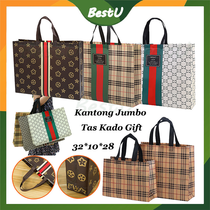 

Goodie Bag Hadiah/ Kantong Jumbo Tas Kado Gift/tas hampers tas non woven goodie bag motif/tas hampers tas non woven/goodie bag parcel