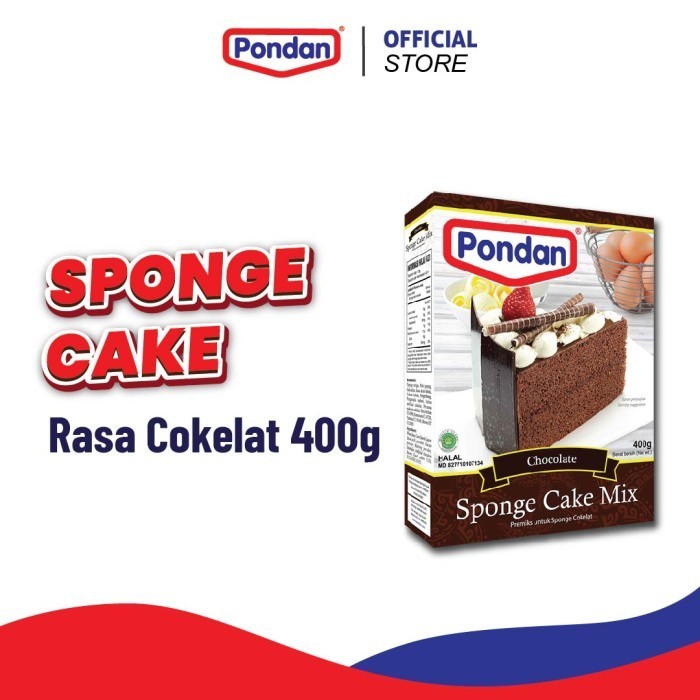 

Pondan Sponge Cake Mix 400g - Pandan