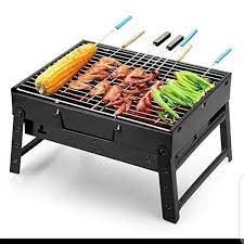 Alat Panggang Barbeque Grill Portable Roekre / Panggangan Grill Portable / Panggangan Petak dan Bula