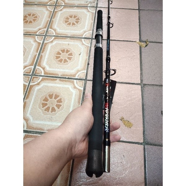 joran pancing jigging kaizen shinkai raigo rr 150cm 165cm 180cm solid fiber kaku