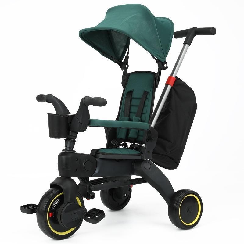 Sepeda Roda Tiga Lipat Multifungsi Dengan Ukuran Kabin/Sepeda Roda Tiga Tricycle Stroller Baby Seped