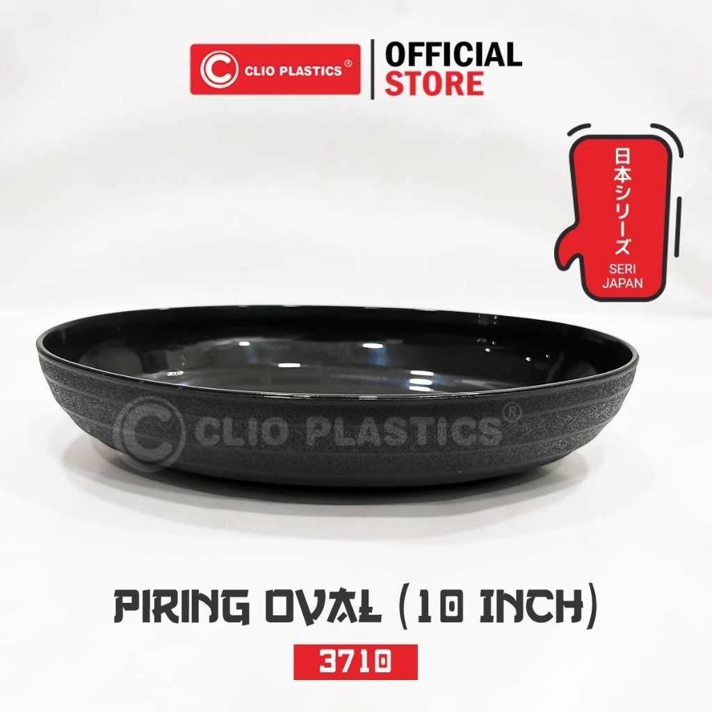 1 Lusin Piring Oval - Piring Jepang - Piring Shusi - Piring Cafe - Piring Plastik