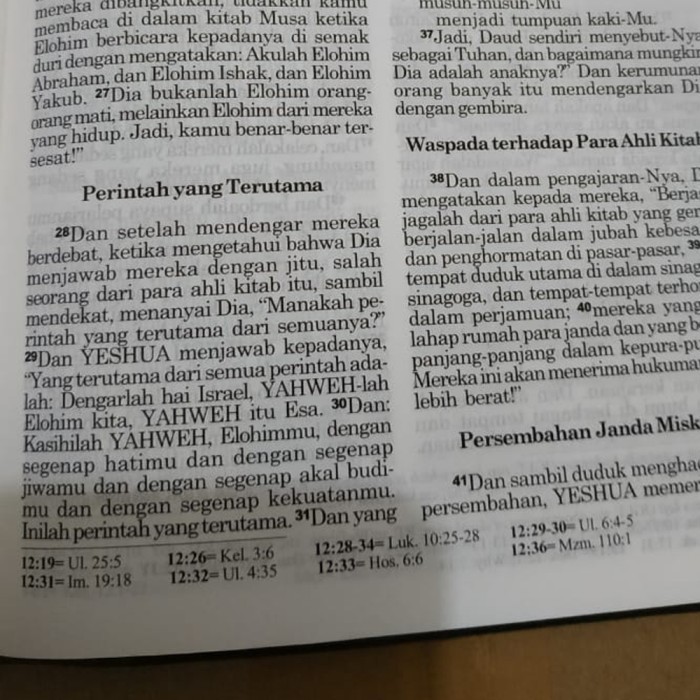 Terlaris ✨ -Alkitab ILT Edisi 4 Yalensa - Indonesian Literal Translation