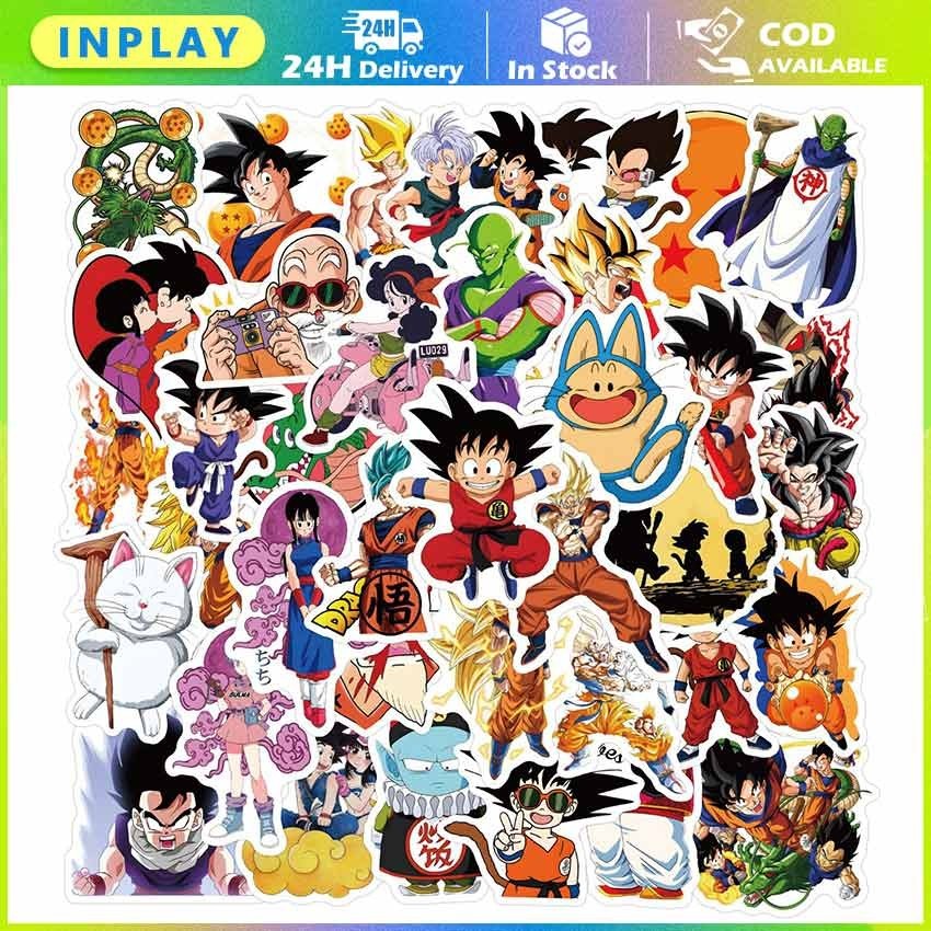 

50Pcs Stiker Bola Naga / Stiker Kartun Dragonball / Stiker Kartun Anak