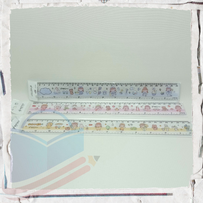 

Penggaris Panjang Fancy Plastik 30cm Motif