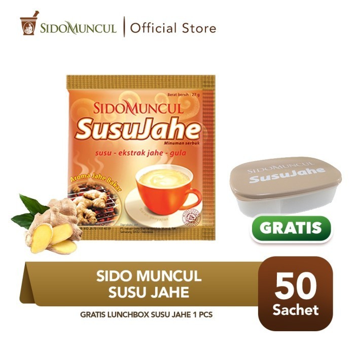 

[New Arrival]Promo Sido Muncul Susu Jahe 5x10's FREE Lunchbox