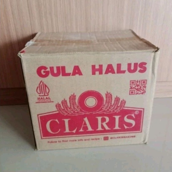 

Gula Halus Claris 1 Dus ( isi 16 Bungkus X 250 Gram ).