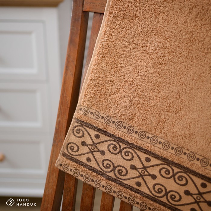 

(NEW) -Toko Handuk - Terra (Couple Towel) - Brown & Brown, No Bordir