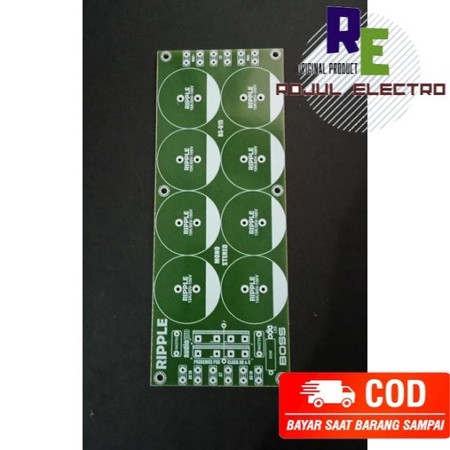 PCB PSU 8 Elco Untuk Power Amplifier Class AB & B