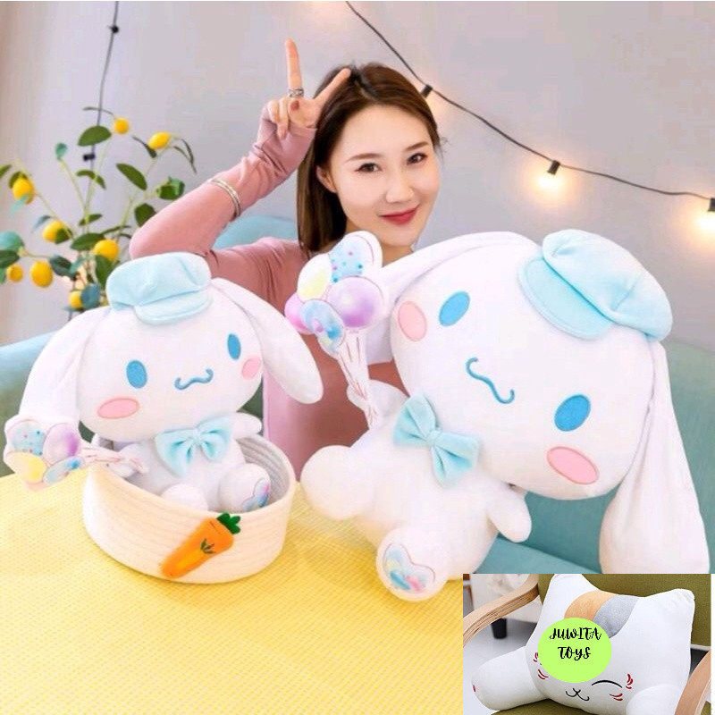 Boneka Cinnamoroll Balon Terbaru / Boneka Karakter Bunny Kelinci / Boneka LED Murah