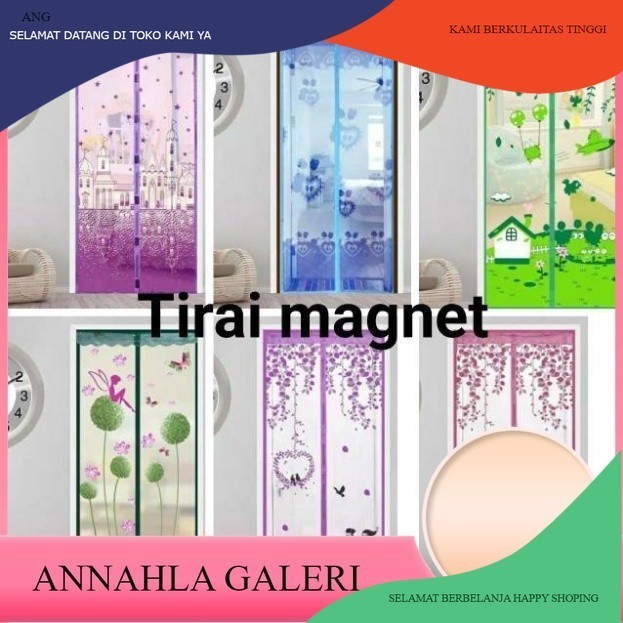 (ANG)TIRAI MAGNET ANTI NYAMUK PINTU KAMAR TIDUR RUMAH MURAH | GORDEN HORDENG KORDEN TIRAY GORDYN JAR