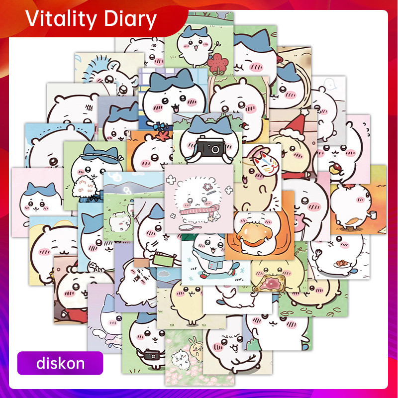 

【COD❤️】Kartun Lucu Skuter Stiker Animasi Stiker Karakter Stiker Dekoratif Telepon Gitar VDY