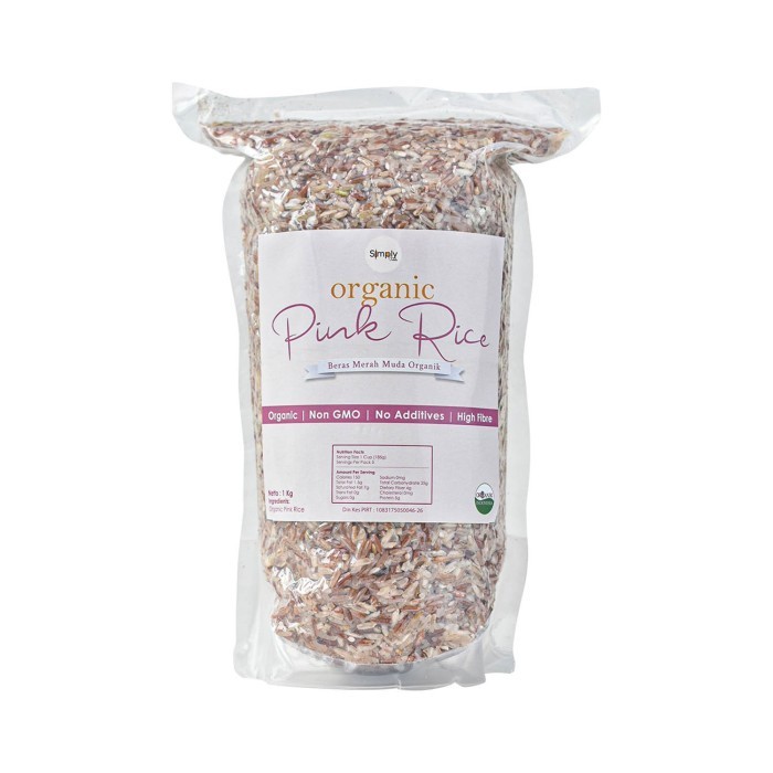 

Simply Organic Pink Rice ( Beras Merah Muda Organik ) 1 Kg
