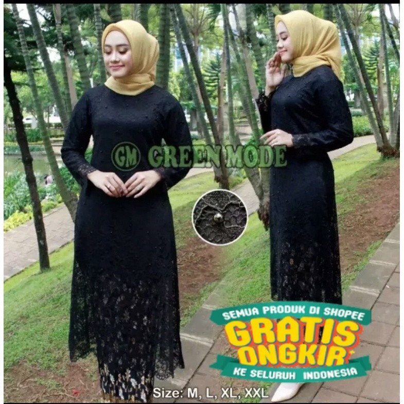 STELAN LONG TUNIK BRUKAT/KEBAYA BRUKAT MODERN KONDANGAN MEWAH/KEBAYA BRUKAT KEKINIAN/KEBAYA BRUKAT M