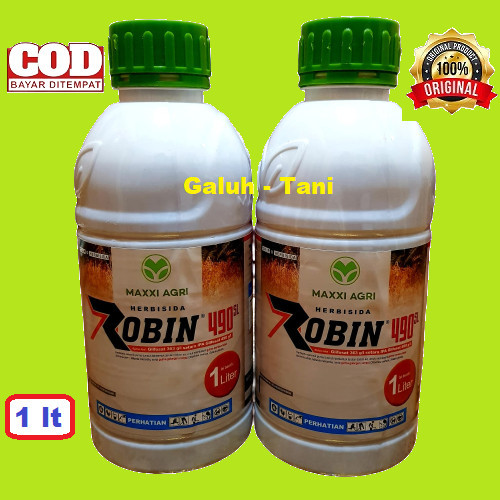 ROBIN 490SL - 1 Liter (Glifosat 490sl) Herbisida Sistemik