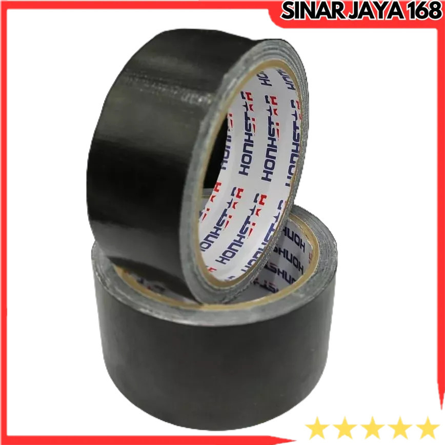 

Honhstar Lakban Kain Hitam 36mm 48mm MURAH