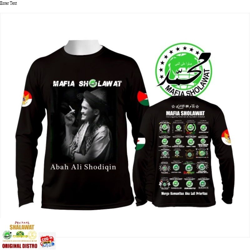 ● KAOS PANJANG ABAH ALI - KAOS MAFIS - KAOS MAFIA SHOLAWAT INDONESIA●