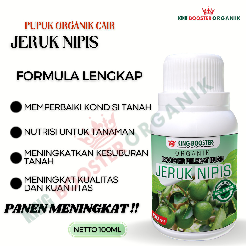 Pupuk cair Semprot Jeruk Nipis Pelebat , cair Organik Jeruk Nipis ,Pupuk  Jeruk Nipis cair 100ml