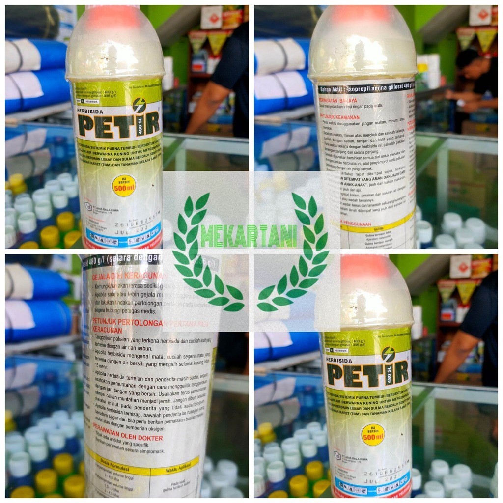 herbisida petir 480SL 500ml pembasmi rumput