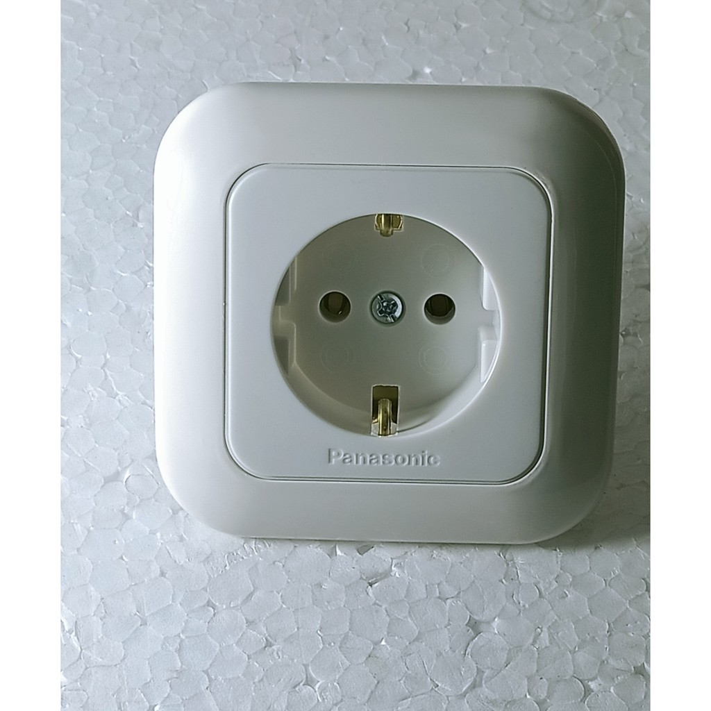 STOP KONTAK SINGLE PANASONIC TERMINAL COK LISTRIK TUNGGAL PANASONIC