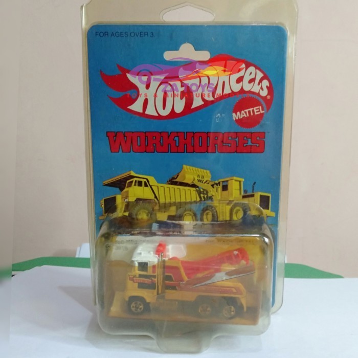 PTS99 Diecast Truck Derek Rig Wrecker Putih Hotwheels Workhorses Skala 64