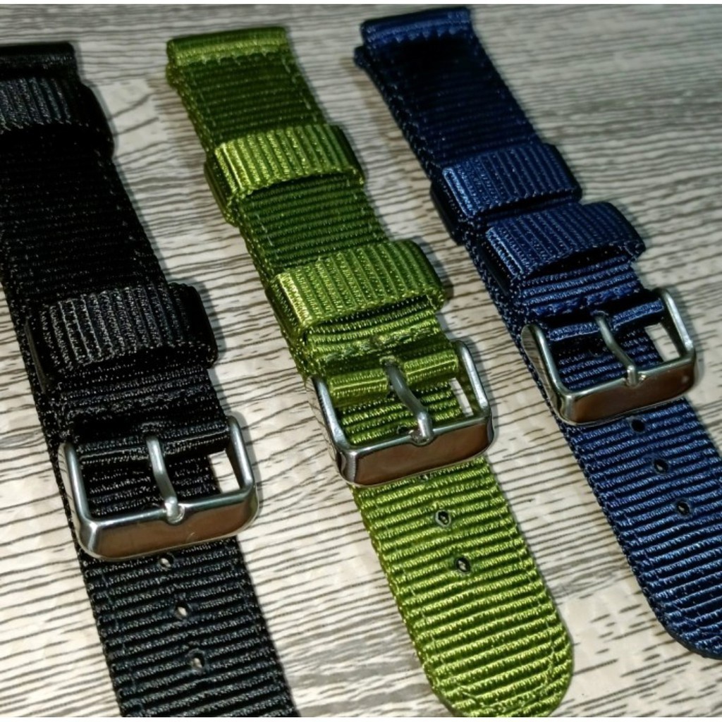 Strap Jam Tangan Swiss Army Bahan Kanvas Serat Halus Lembut SA752352