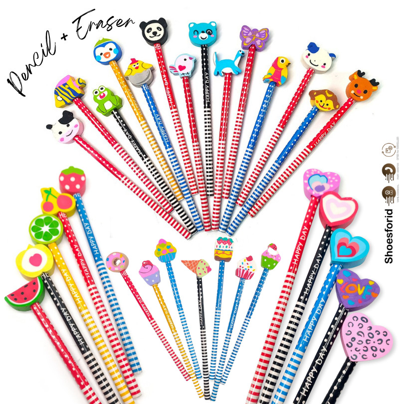 

SFH Pensil / Pensil + penghapus / Pensil fancy / Pensil set / pensil