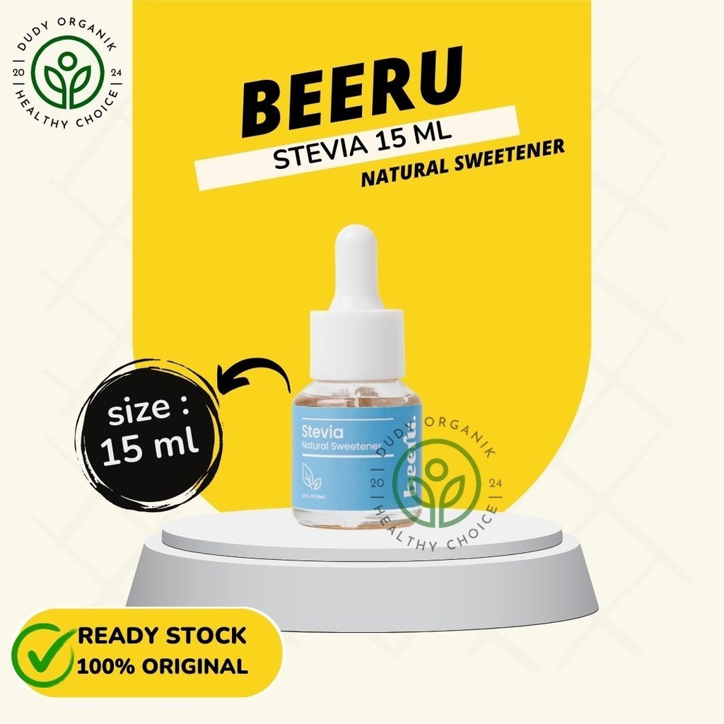 

Beeru Stevia Cair Natural Sweetener - 15mL Pemanis Alami Tanpa Kalori