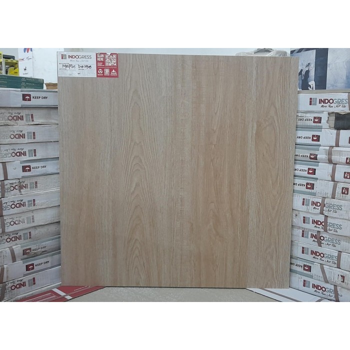 GRANIT INDOGRESS MAPLE BEIGE 60X60 GP KW1 MOTIF KAYU