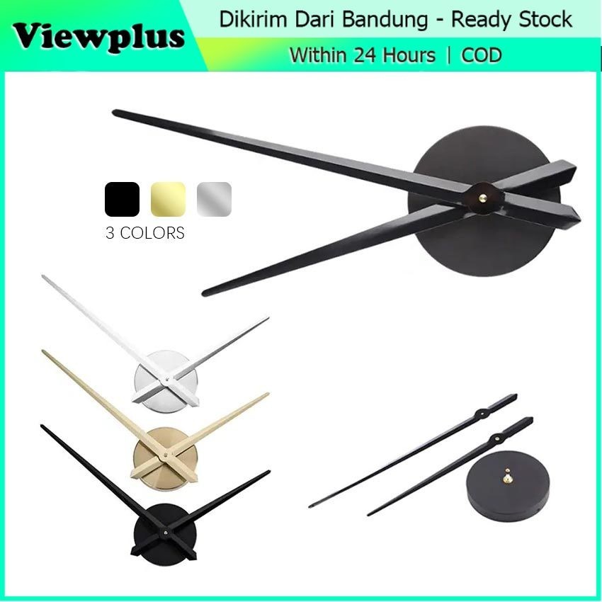 Mesin & Jarum Jam Dinding Jumbo Besar DIY Giant Wall Clock DIY Clock Raksasa Besar